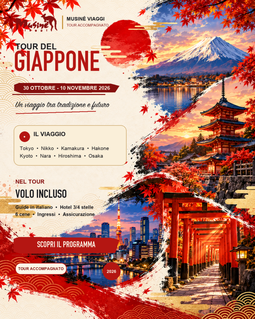 Tour completo del Giappone